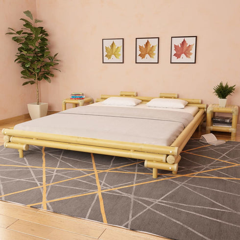 Aki Kagu -  Bed Frame Bamboo 180x200 cm 6FT Super King